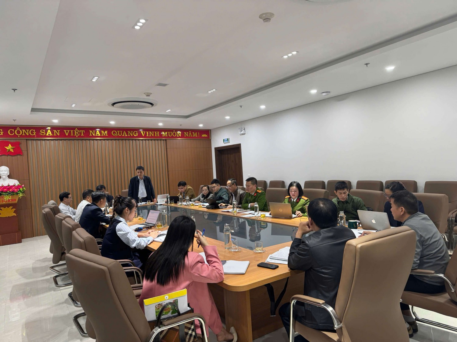 Sở Nông nghiệp và Môi trường tỉnh Cao Bằng báo cáo đoàn công tác